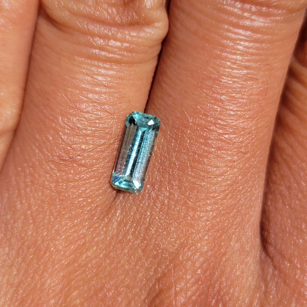 Seafoam Paraiba Tourmaline Gemstone